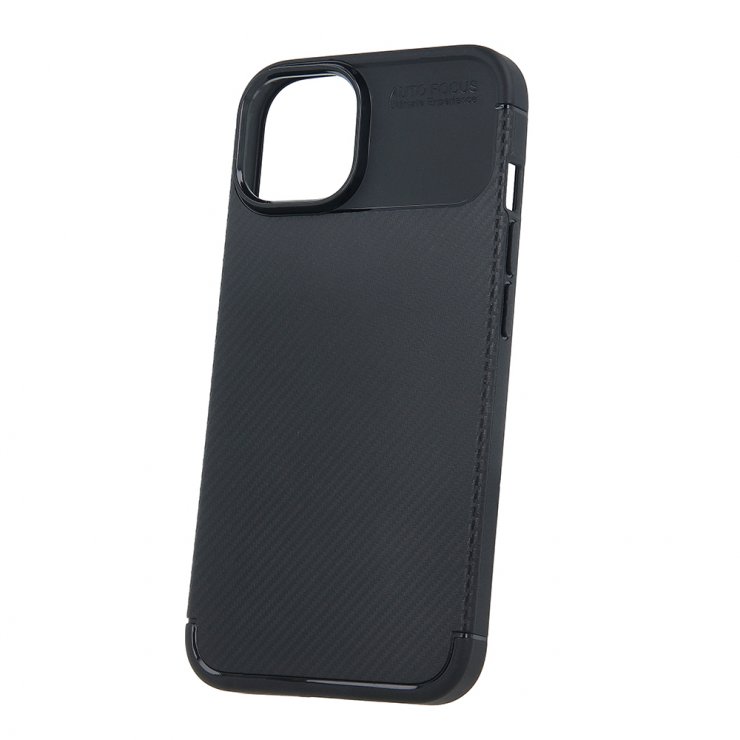 Imagine Husa pentru iPhone 17 Pro/iPhone 18 Pro TPU Carbon Black, TFO