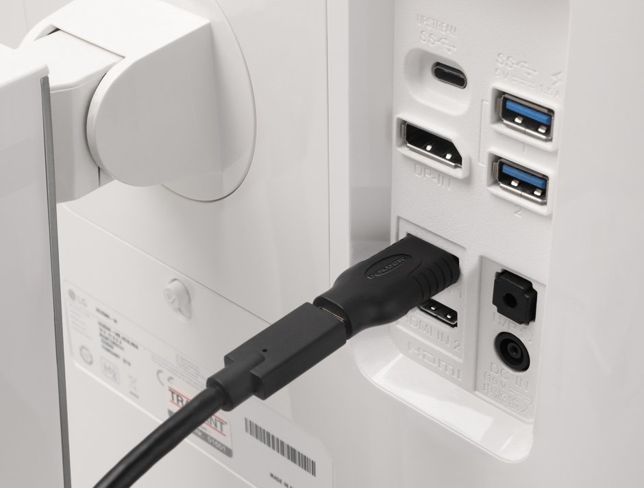 Imagine Adaptor USB Type C la HDMI (DP Alt Mode) M-T 4K60Hz cu HDR/HDCP, Delock 61075