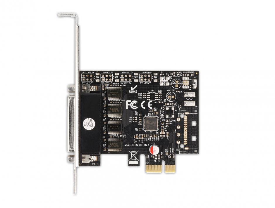 Imagine PCI Express la 4 x Serial RS-232, Delock 66324