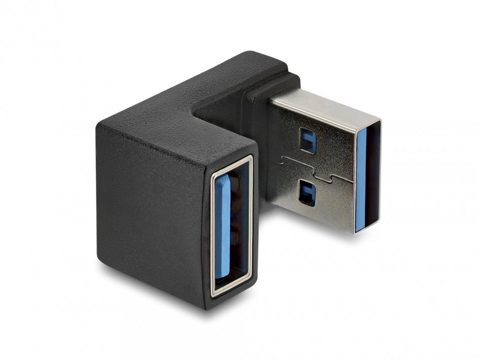 Imagine Adaptor USB-A 10 Gbps unghi U-shaped T-M, Delock 67424