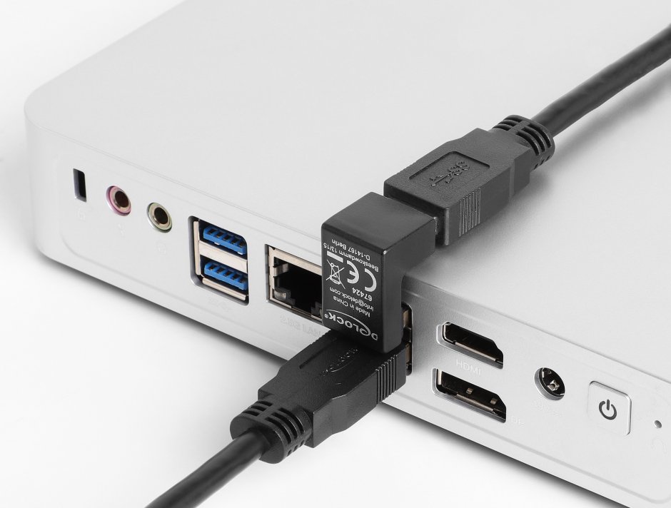 Imagine Adaptor USB-A 10 Gbps unghi U-shaped T-M, Delock 67424