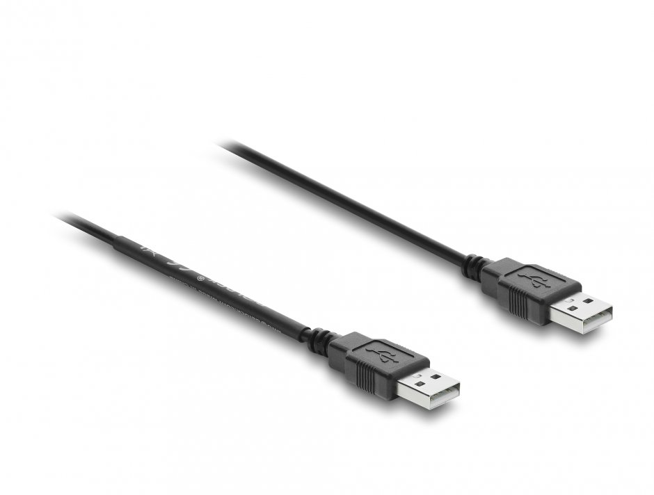Imagine Cablu alimentare USB-A cu switch ON/OFF T-T 0.5m, Delock 81656