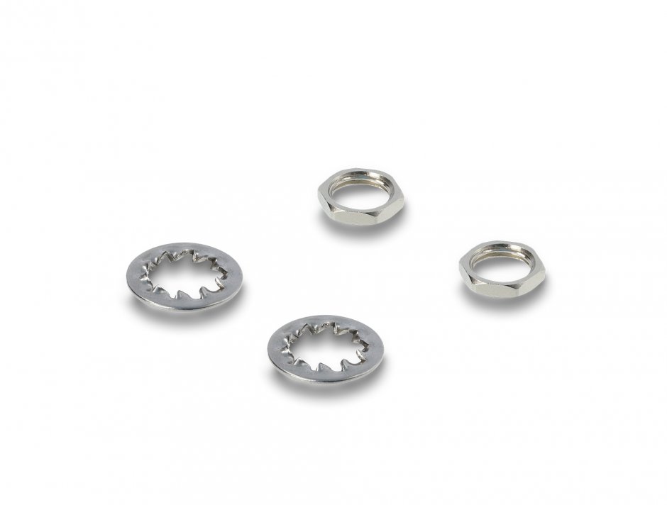 Imagine Adaptor cu filet DC 5.5 x 2.5 mm M-M, Delock 90940