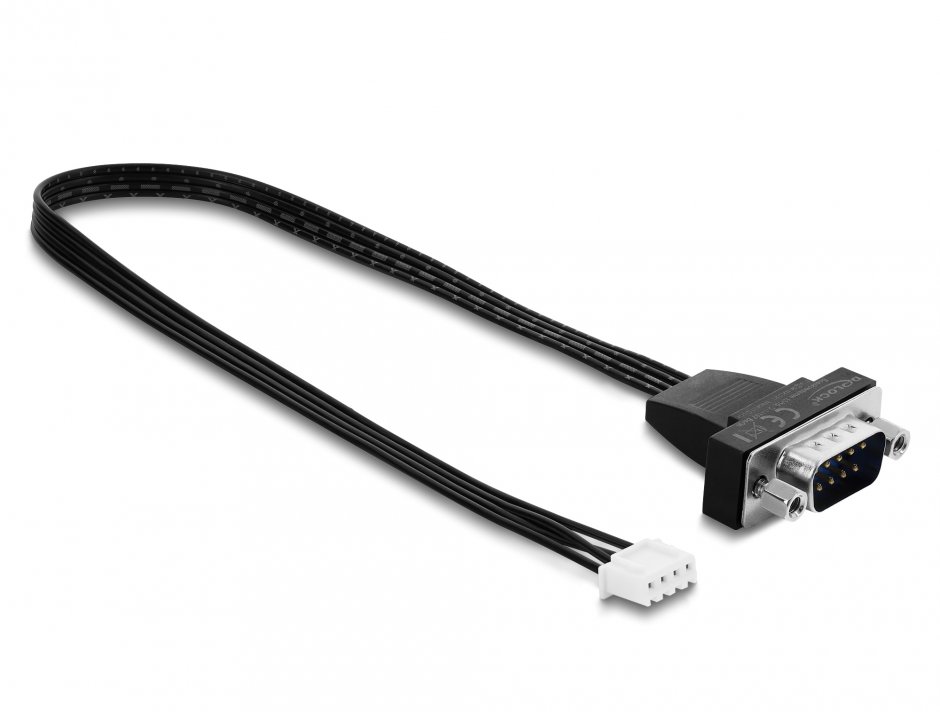 Imagine Cablu Serial RS-232 D-Sub 9 pini la JST XH 4 pin header T-M 25cm, Delock 91277