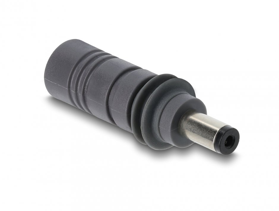 Imagine Adaptor DC 5.5 x 2.1mm M-T compatibil cu Starlink Mini, Delock 91828