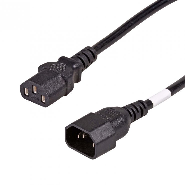 Imagine Cablu prelungitor alimentare IEC C13 la C14 5m, Akyga AK-PC-111A