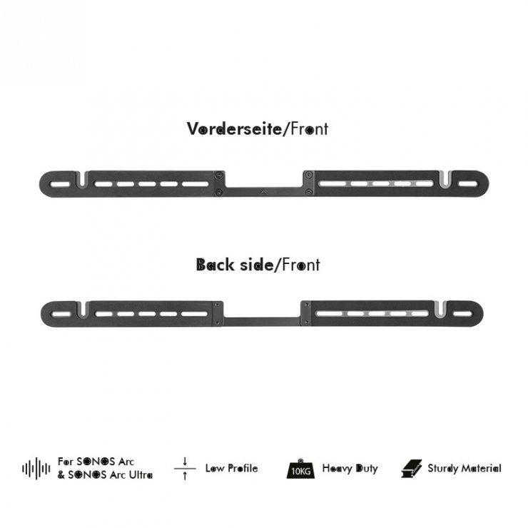 Imagine Suport perete soundbar Sonos Arc/Sonos Arc Ultra max. 10kg, Logilink BP0221