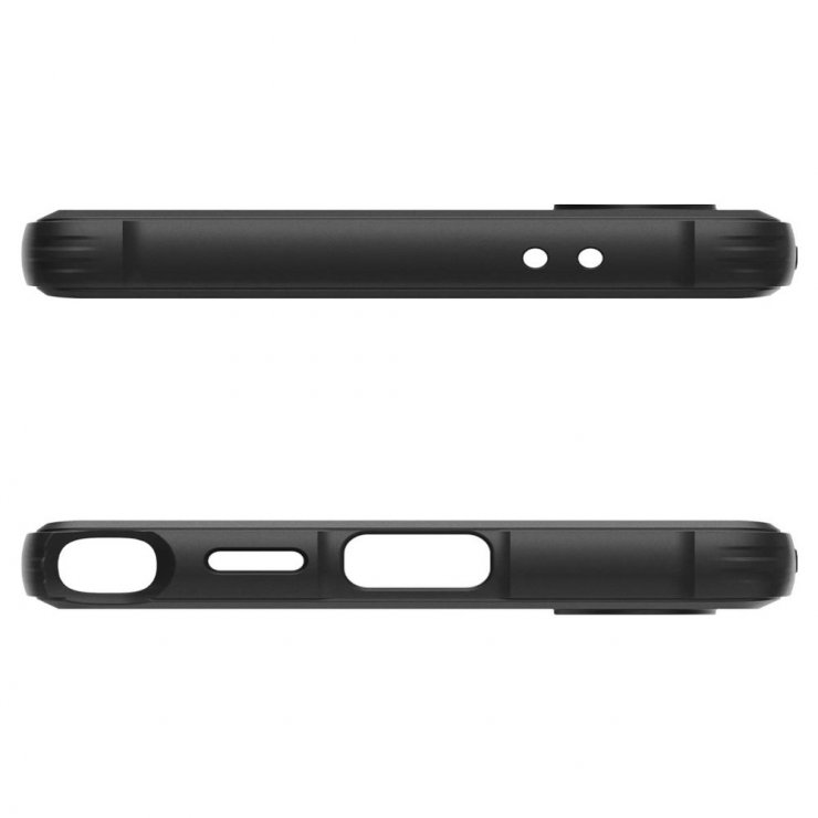 Imagine Husa pentru Samsung Galaxy S24 Ultra Matte Negru, Spigen Rugged Armor