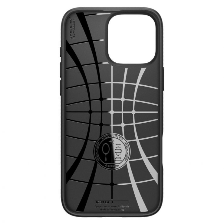 Imagine Husa pentru iPhone 16 Pro Matte Negru, Spigen Liquid Air