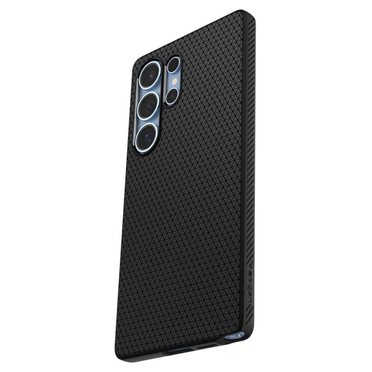 Imagine Husa pentru Samsung Galaxy S25 Ultra Matte Negru, Spigen Liquid Air