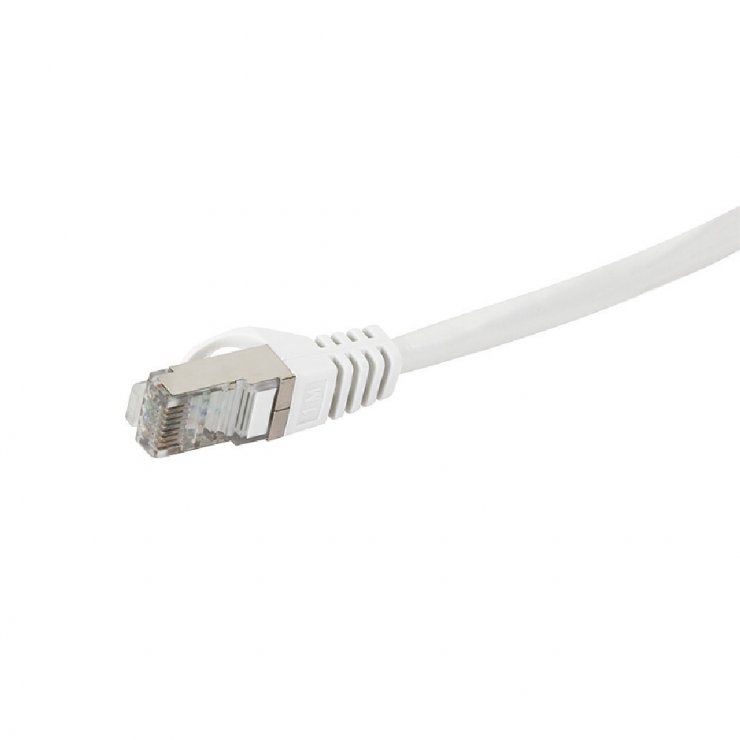 Imagine Cablu de retea RJ45 FTP Cat6 0.25m Alb, Logilink CP2011S