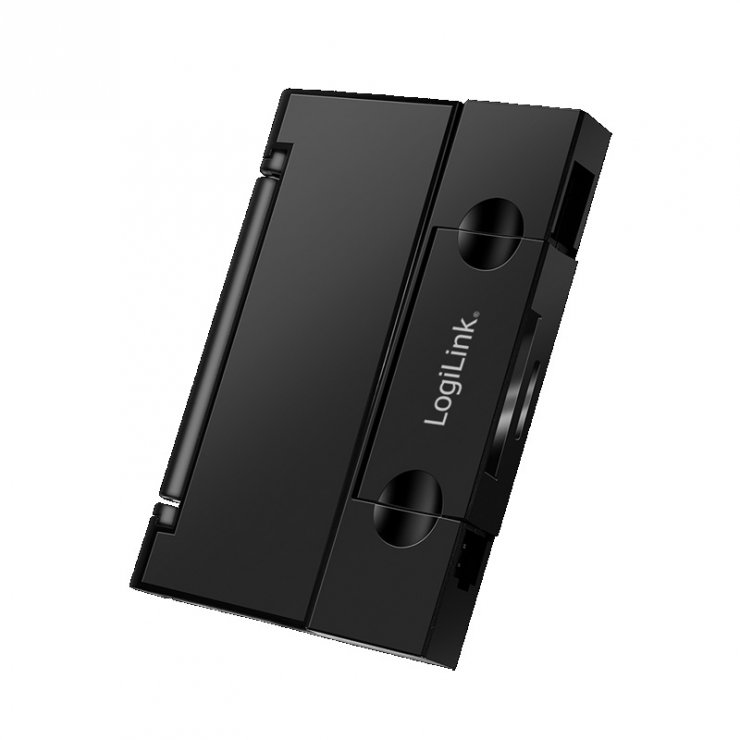 Imagine Cititor carduri USB-A/USB-C la micro SD/SD cu spatiu depozitare carduri, Logilink CR0049