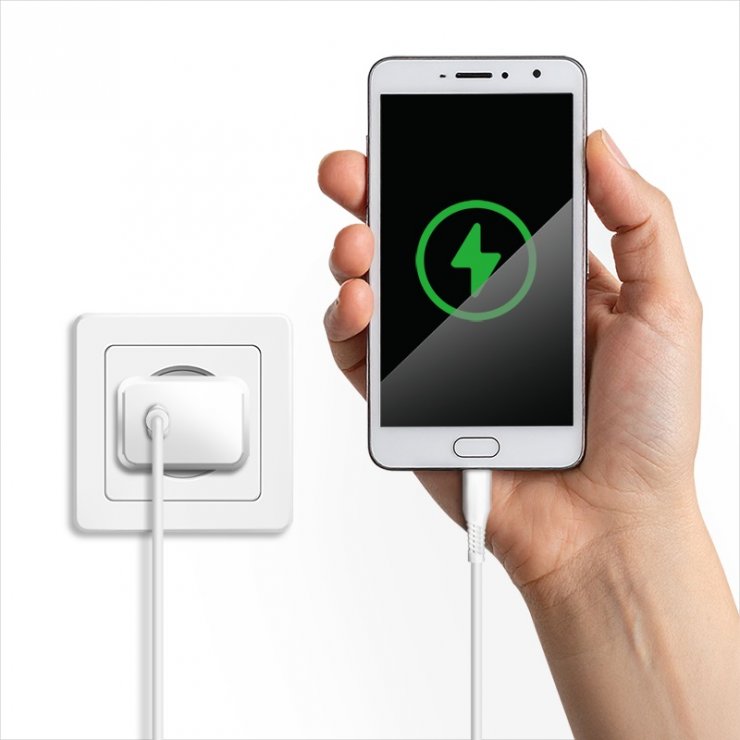 Imagine Cablu micro USB 2.0 la USB type C T-T 3m Alb, Logilink CU0245