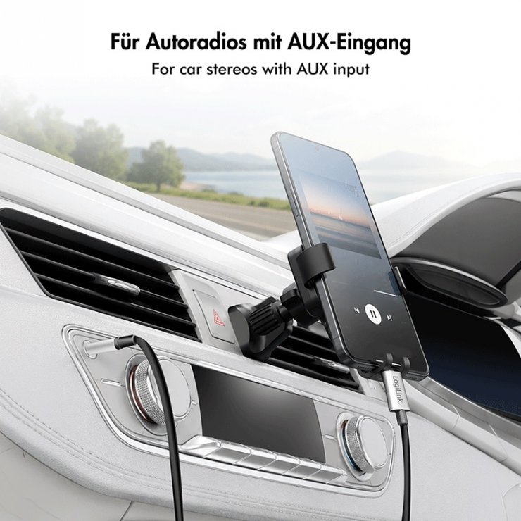 Imagine Cablu audio USB type C la jack stereo 3.5mm DAC 1m Negru, Logilink CUA0150