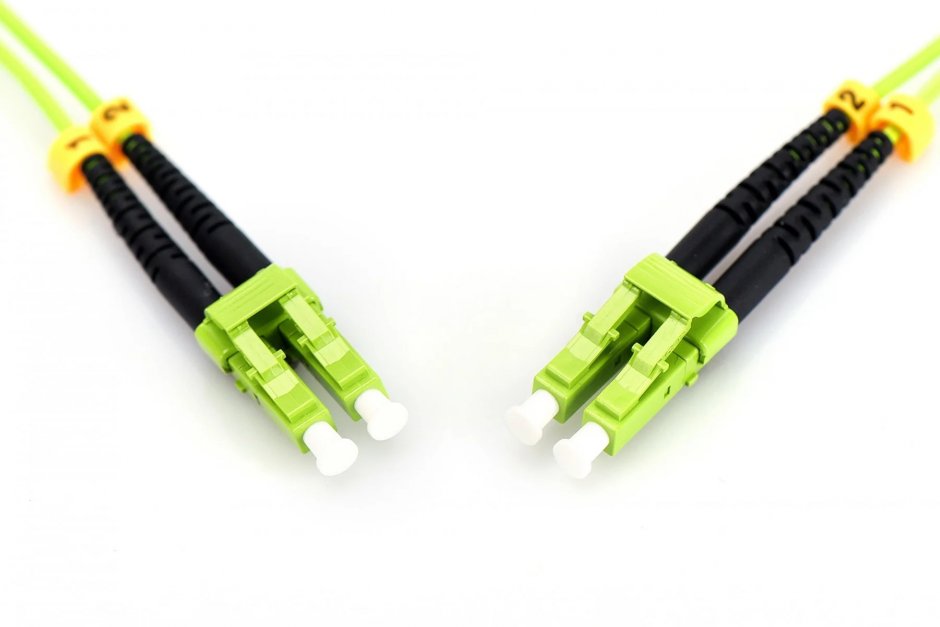 Imagine Cablu fibra optica Duplex Multimode LC - LC OM5 10m Verde, Digitus DK-2533-10-5