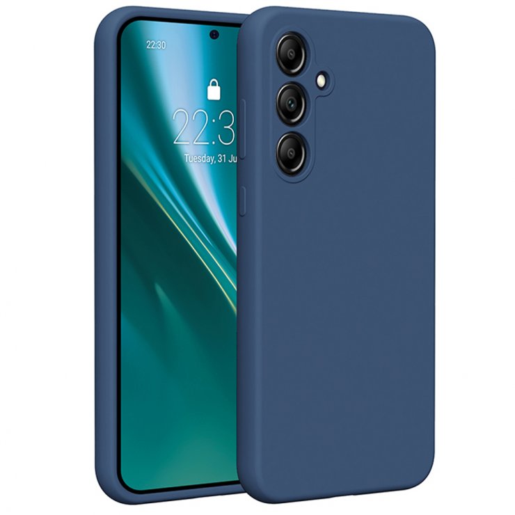 Imagine Husa pentru Samsung Galaxy A35 5G Silicon Dark Blue, Etteri Silicone