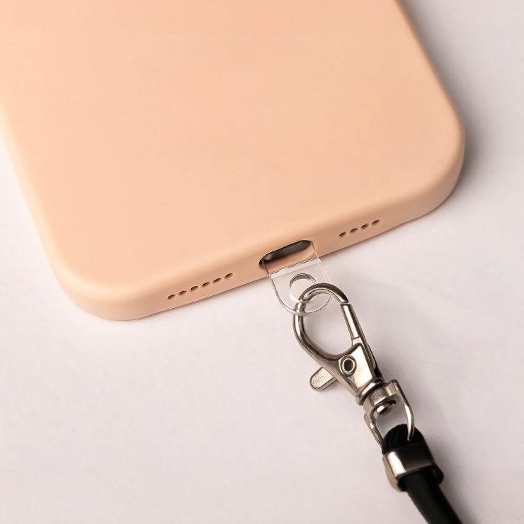 Imagine Set 5 placute transparente pentru prindere snur husa telefon, TFO