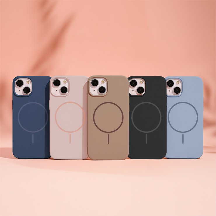 Imagine Husa pentru iPhone 17 Pro/ iPhone 18 Pro compatibil MagSafe PC/Silicon Light Blue, TFO Silicone Thin Mag