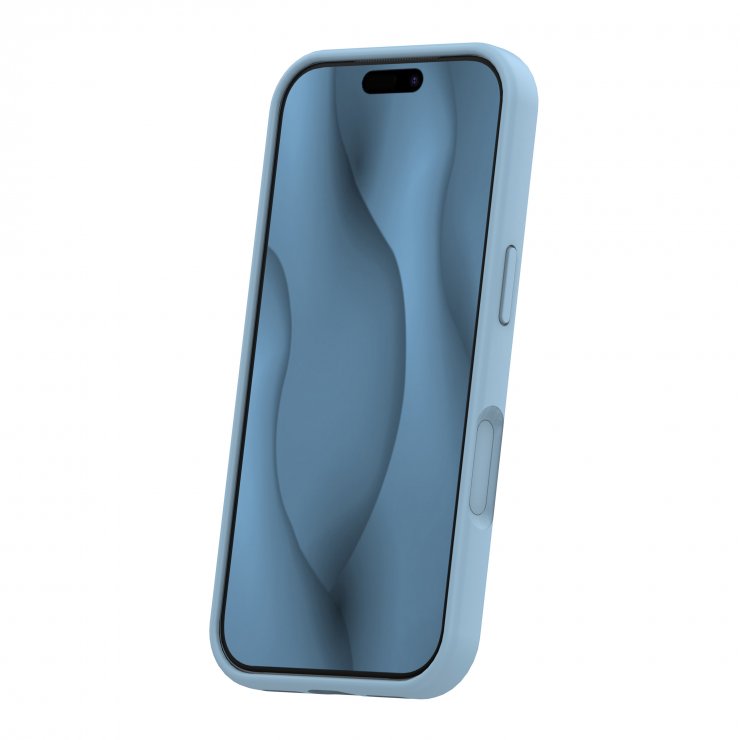 Imagine Husa pentru iPhone 17 Pro Max/ iPhone 18 Pro Max compatibil MagSafe PC/Silicon Light Blue, TFO Silicone Thin Mag