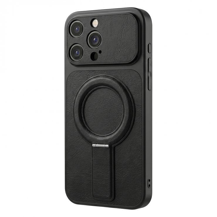 Imagine Husa pentru iPhone 15 compatibil MagSafe PC/TPU Negru, TFO Luxgrip Mag