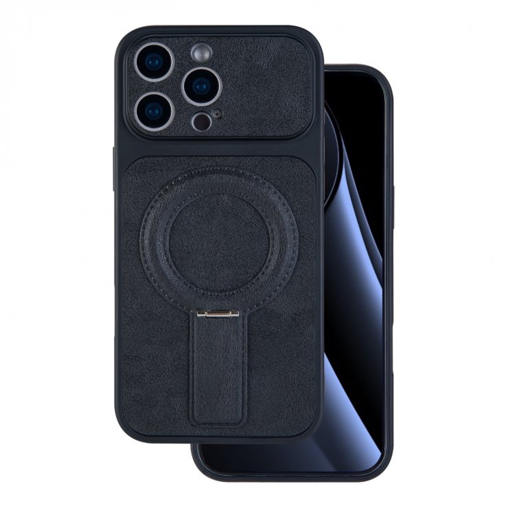 Imagine Husa pentru iPhone 16 Pro Max compatibil MagSafe PC/TPU Negru, TFO Luxgrip Mag