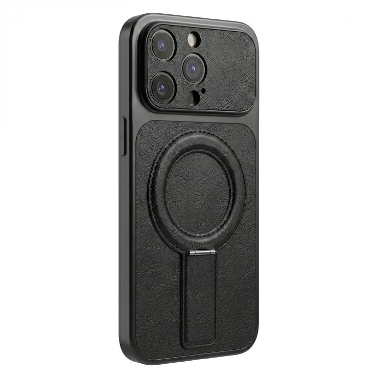 Imagine Husa pentru iPhone 17 Pro Max compatibil MagSafe PC/TPU Negru, TFO Luxgrip Mag