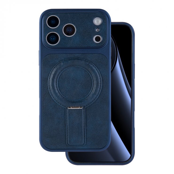 Imagine Husa pentru iPhone 17 Pro compatibil MagSafe PC/TPU Dark Blue, TFO Luxgrip Mag