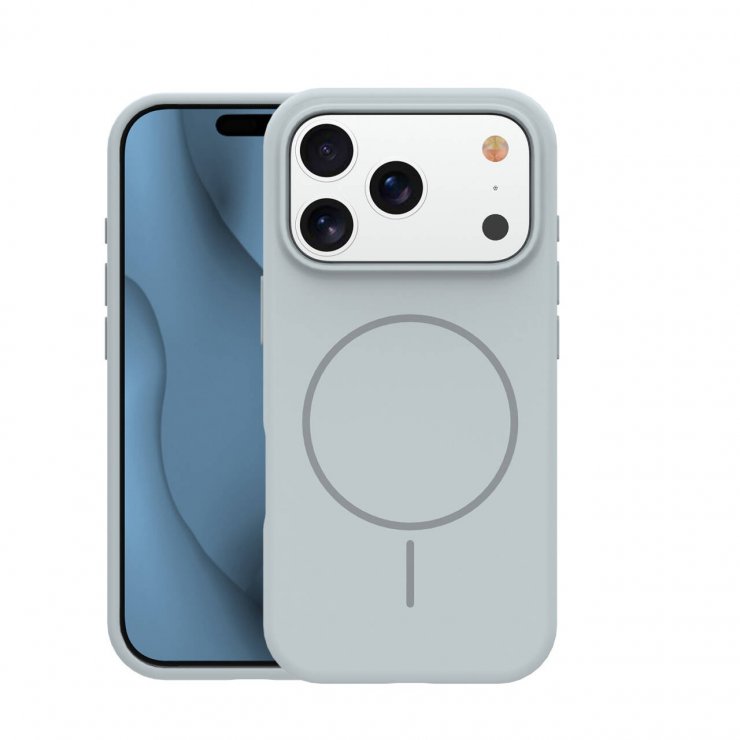 Imagine Husa pentru iPhone 17 Pro/ iPhone 18 Pro compatibil MagSafe PC/Silicon/TPU Silver, TFO Silicone Thin Mag
