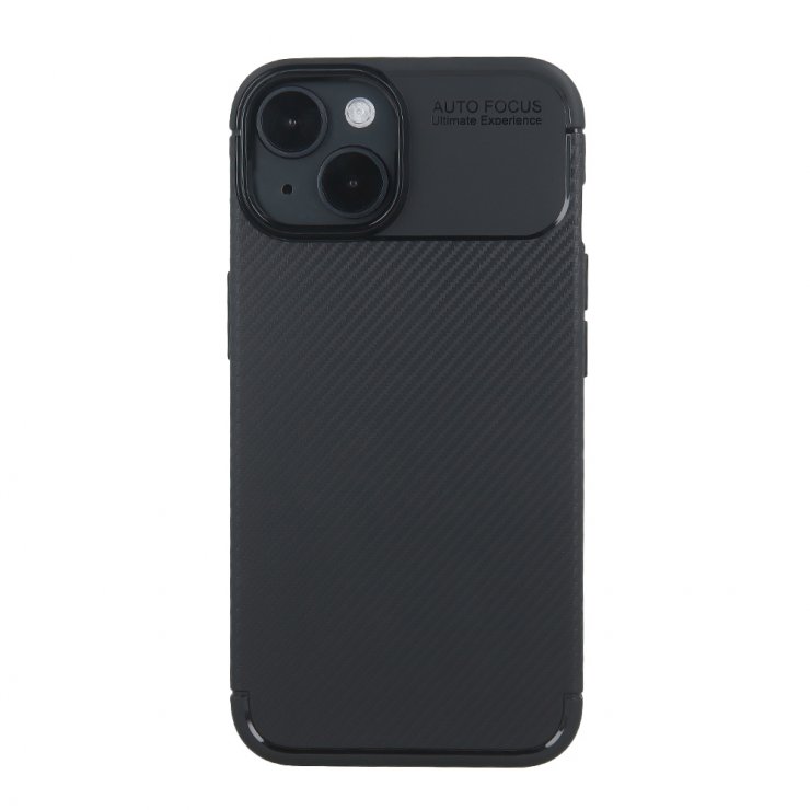 Imagine Husa pentru iPhone 17 Pro Max/iPhone 18 Pro Max TPU Carbon Black, TFO