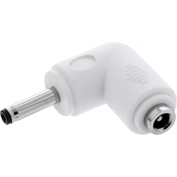 Imagine Adaptor alimentare DC 3.5x1.35mm T-M unghi Alb, InLine IL26899G