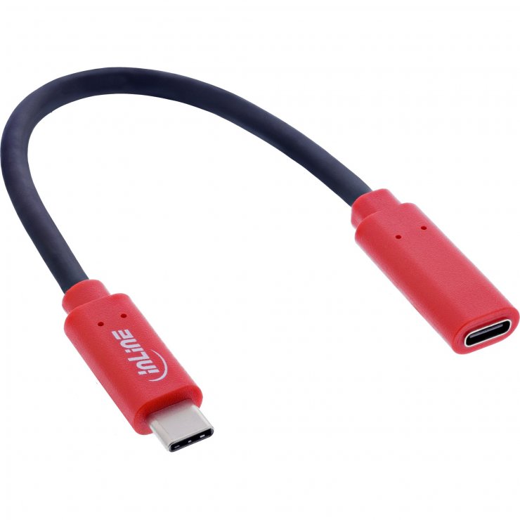 Imagine Cablu prelungitor USB type C data blocker T-M 240W PD 0.2m, InLine IL31654