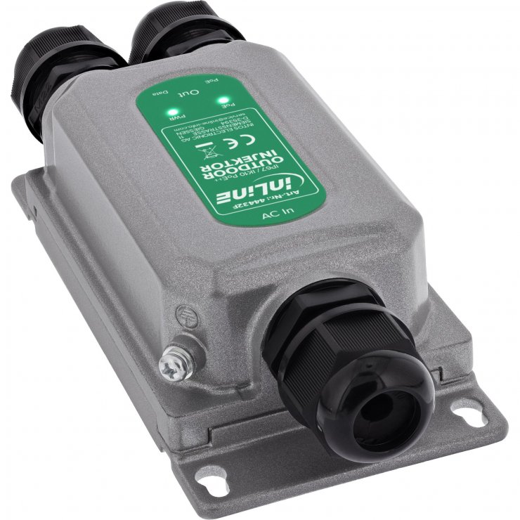 Imagine Injector PoE++ 60W 1Gb/s exterior IP67, InLine IL44432F