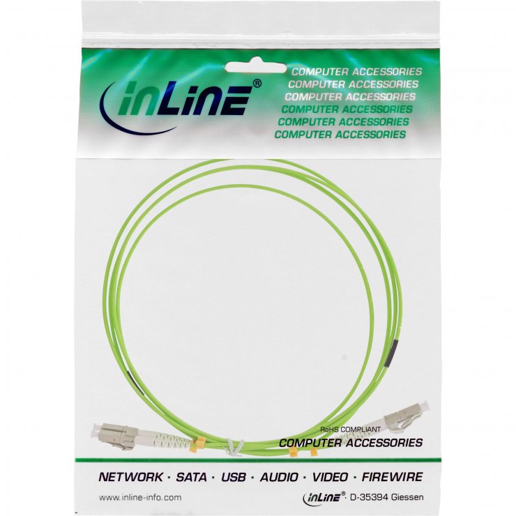 Imagine Cablu fibra optica Duplex Multimode LC-LC OM5 1m, InLine IL88541Q