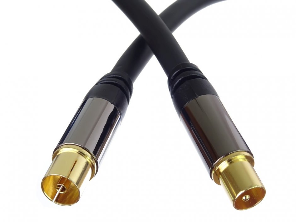 Imagine Cablu prelungitor coaxial antena 75Ohm (135dB) T-M 1.5m, kjqiec015