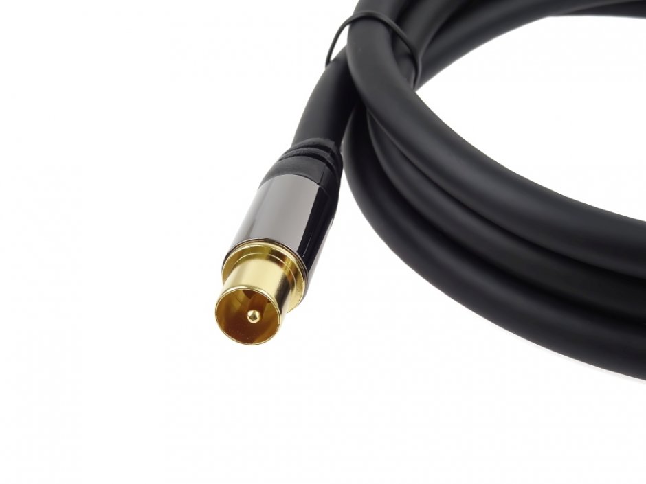 Imagine Cablu prelungitor coaxial antena 75Ohm (135dB) T-M 5m, kjqiec5
