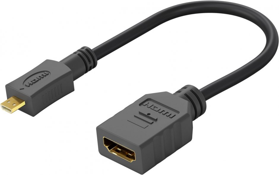 Imagine Adaptor HDMI-A la micro HDMI-D 4K60Hz M-T 0.13m, kphdma-35