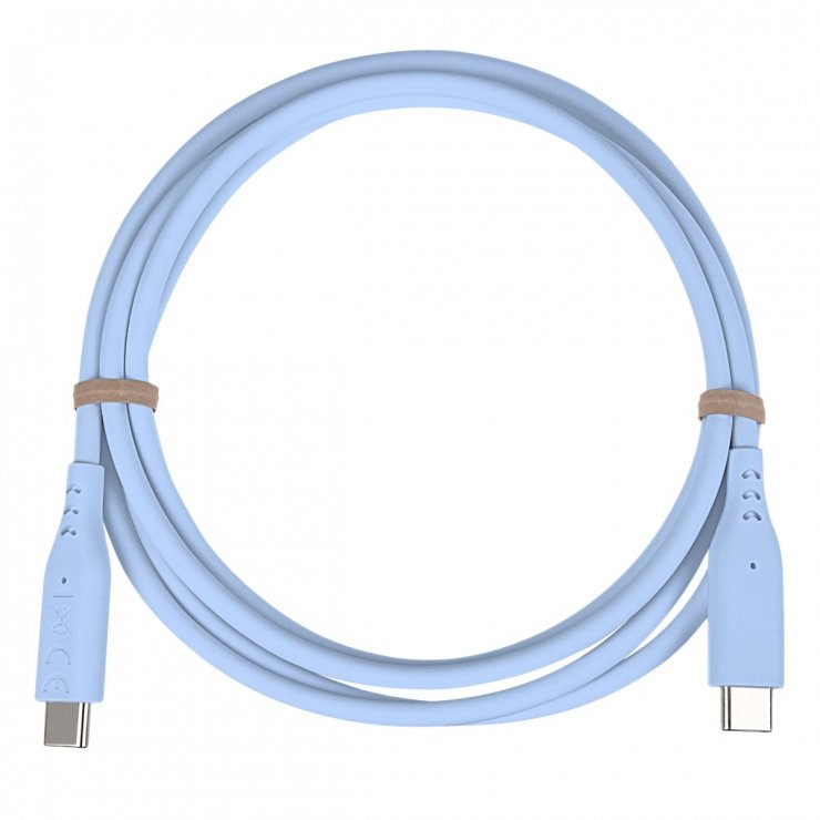 Imagine Cablu USB 2.0 type C 60W T-T 1.5m silicon Blue, ku31sa15b