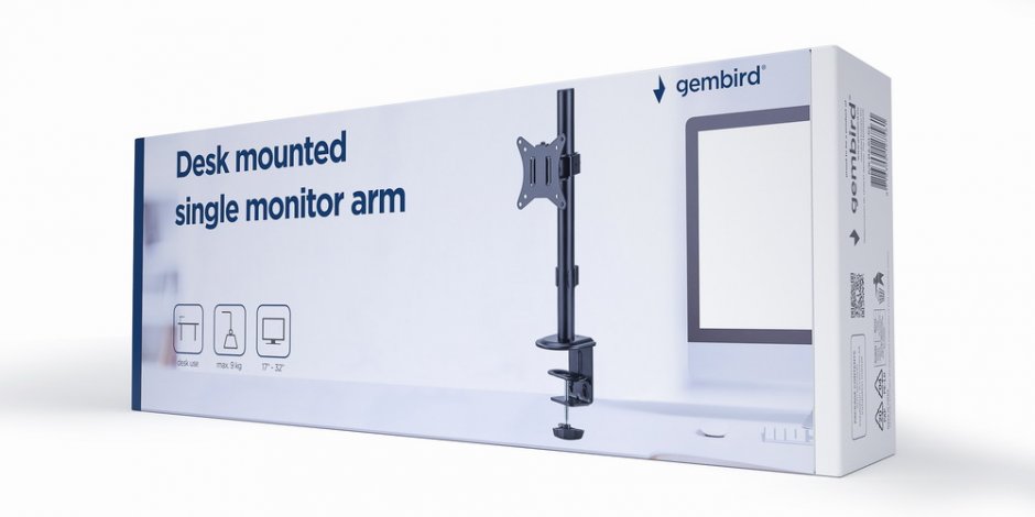 Imagine Suport monitor max 17-32" montare masa, Gembird MA-D1-02