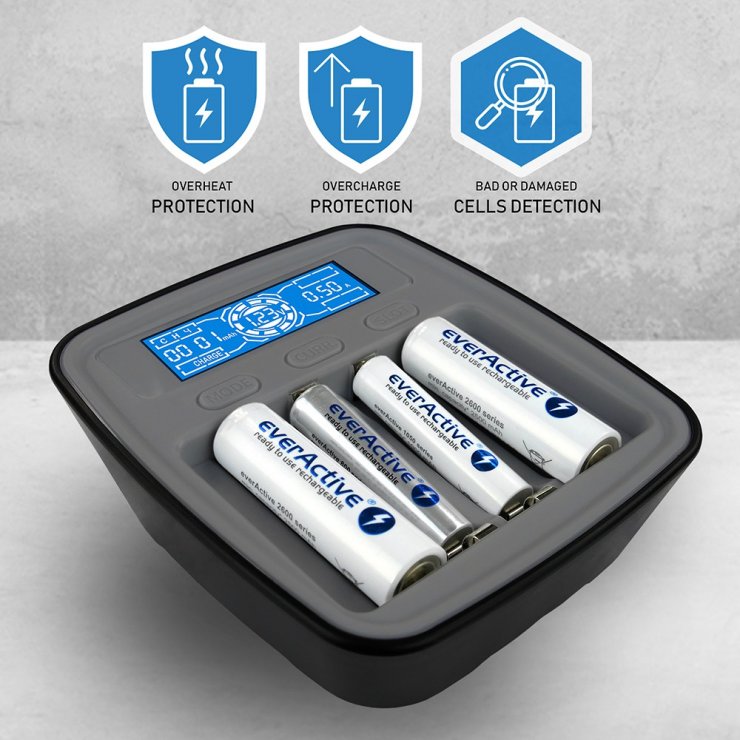 Imagine Incarcator acumulatori 4 x AA/AAA professional USB-C Ni-MH, NC-1000M