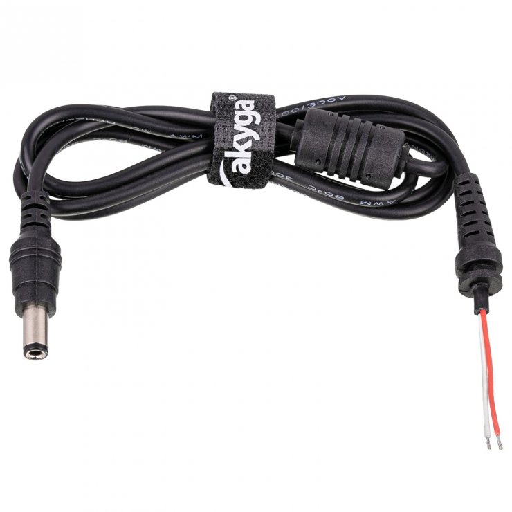 Imagine Cablu de alimentare DC 6.3 x 3.0 mm TOSHIBA la fire deschise 1.2m, AK-SC-06