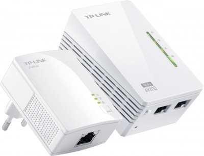 Imagine Kit adaptor AV200 WiFi Powerline Ethernet 300Mbps TP-Link TL-WPA2220KIT