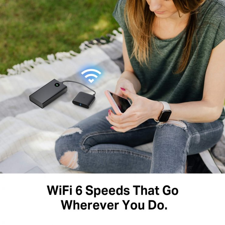 Imagine Router portabil AX3000 Dual-Band Wi-Fi 6, TP-LINK TL-WR3002X