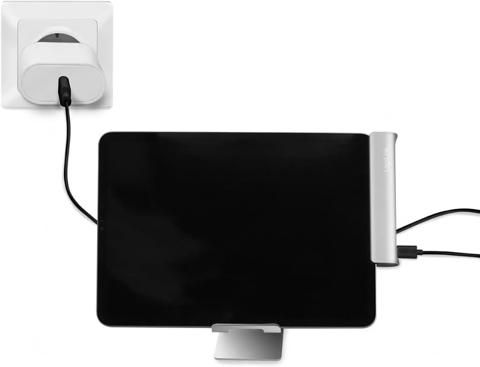 Imagine Docking station USB 3.2 Gen1 type C la HDMI 4K60Hz/2xUSB-A pentru iPad Air/iPad mini/iPad Pro cu PD 60W, Logilink UA0385