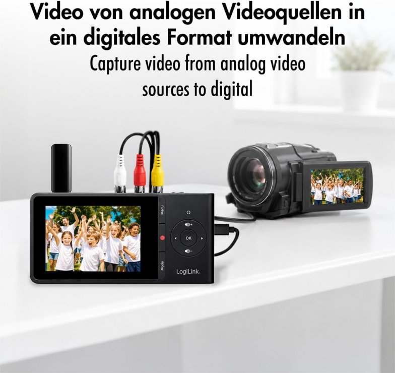 Imagine Video converter & recorder HDMI 720p + slot USB/microSD portabil, Logilink UA0472