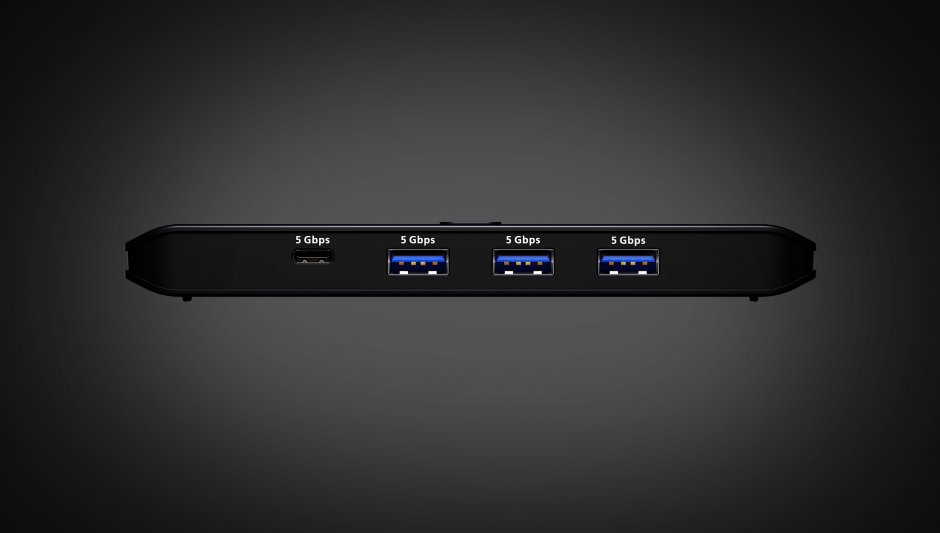 Imagine Sharing switch 2 x 4 USB 3.2 Gen1 cu alimentare USB-C, ATEN US4324