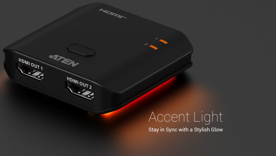 Imagine Multiplicator HDMI 8K60Hz/4K120Hz 2 porturi alimentare USB-C, ATEN VS5812