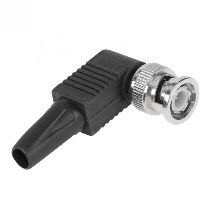 Imagine Conector de lipit BNC tata unghi 90 grade, WTY0495