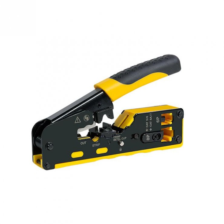 Imagine Cleste sertizat RJ45 conectori CAT5/6/6A/7 standard/pass through, Logilink WZ0060