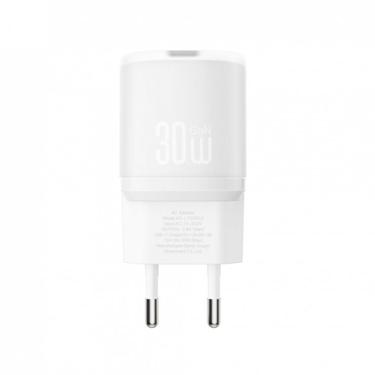 Imagine Incarcator priza USB-C 30W Alb, XO L150