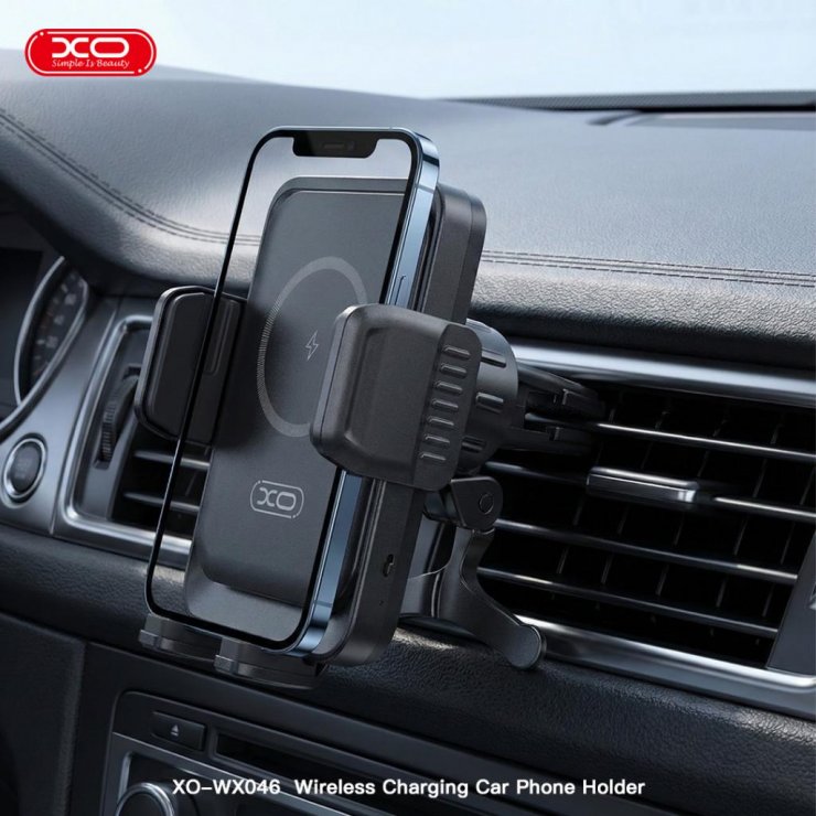 Imagine Suport auto cu incarcare wireless 15W, XO WX046